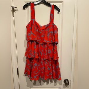 Aura Red Dress Mini Summer Dress